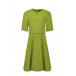 Зеленое платье с короткими рукавами Dolce&Gabbana | Фото 1