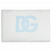Одеяло с голубой окантовкой и логотипом DG, белое Dolce&Gabbana | Фото 2