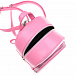 Розовый рюкзак с белым логотипом MSGM | Фото 4