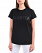 Черная футболка с отворотами на рукавах Vivetta | Фото 6