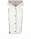 Куртка молочного цвета с манишкой из меха норки Yves Salomon | Фото 7