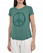 Зеленая футболка с принтом &quot;Pacific&quot; Deha | Фото 7