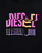 Черная толстовка-худи с логотипом Diesel | Фото 3