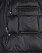 Черное пальто с накладными карманами Monnalisa | Фото 3