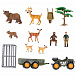 Набор фигурок &quot;На ферме&quot;: ферма, олени, медведи, фермер, квадроцикл для перевозки животных, инвентарь Masai Mara | Фото 2