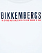 Белая футболка с черным логотипом Bikkembergs | Фото 3