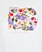 Футболка с цветочным лого, белая Dolce&Gabbana | Фото 3