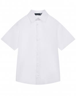 Хлопковая рубашка с короткими рукавами Dal Lago Белый, арт. N403 1165 10 | Фото 1