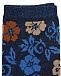 Синие носки с цветочным принтом My Little Kiki | Фото 2