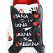 Кеды из кожи с принтом и декорированными шнурками Dolce&Gabbana | Фото 6