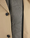 Бежевое пальто с капюшоном Fendi | Фото 4