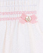 Белое платье с розовым бантом Paz Rodriguez | Фото 3