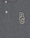 Серая толстовка-поло с вышитым лого Brunello Cucinelli | Фото 3