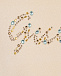 Свитшот кремового цвета с лого из стразов Guess | Фото 3