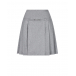 Серая юбка со складками Dal Lago | Фото 1