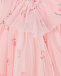 Розовое платье с лентами Monnalisa | Фото 3