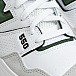 Кеды на шнуровке с зеленым логотипом, белые NEW BALANCE | Фото 6