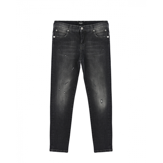 Черные джинсы с разрезами Balmain | Фото 1