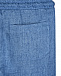Льняные брюки голубого цвета Arc-en-ciel | Фото 4