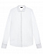 Белая рубашка с отделкой тесьмой Dal Lago | Фото 2