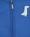 Синяя спортивная куртка с вышивкой &quot;динозавр&quot; Sanetta Kidswear | Фото 3
