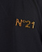 Черный свитшот с золотистым логотипом No. 21 | Фото 6