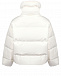 Короткая куртка молочного цвета с меховой отделкой Yves Salomon | Фото 10