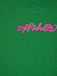 Зеленый свитшот с логотипом цвета фуксии Off-White | Фото 3