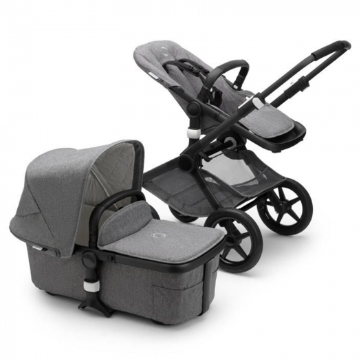 Коляска 2 в 1 Fox2 Classic Complete Black/Grey melange Bugaboo | Фото 1