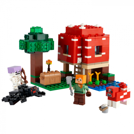 Конструктор Minecraft &quot;Грибной дом&quot; Lego | Фото 1