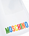 Белые шорты с разноцветным логотипом Moschino | Фото 4