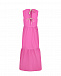 Розовое платье с воланом для беременных Attesa | Фото 5
