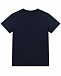 Темно-синяя футболка с имитацией кармана Fendi | Фото 2