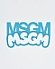 Футболка с лого и цветочным принтом MSGM | Фото 3