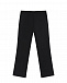 Черные спортивные брюки с белым лого No. 21 | Фото 2
