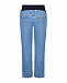Голубые джинсы для беременных THE 80’S CROPPED Pietro Brunelli | Фото 4