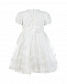 Белое платье с кружевным верхом и юбкой из органзы Aletta | Фото 2