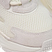 Белые кроссовки с замшевыми вставками Li Ning | Фото 6