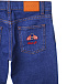 Синие зауженные джинсы GUCCI | Фото 4