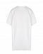 Белое платье с текстовым принтом MM6 Maison Margiela | Фото 2