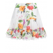 Белая юбка с цветочным принтом Charo Ruiz | Фото 1