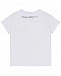 Белая футболка с текстовым принтом Emporio Armani | Фото 3