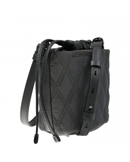 Черная стеганая сумка, 14х20 см Brunello Cucinelli Черный, арт. BB574B015 C2126 | Фото 2
