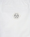 Белые шорты с лого из стразов Philipp Plein | Фото 4