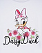 Белая футболка с принтом Daisy Duck Monnalisa | Фото 3