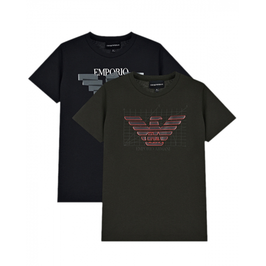 Комплект из двух футболок с логотипом Emporio Armani | Фото 1