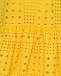 Ажурное платье с высоким воротом, желтое Paade Mode | Фото 3