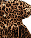 Леопардовое платье с короткими рукавами Dolce&Gabbana | Фото 5