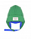 Двухстронняя шапка-ушанка, синий/зеленый Yves Salomon | Фото 13