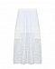 Кружевная юбка с накладными карманами Monnalisa | Фото 2